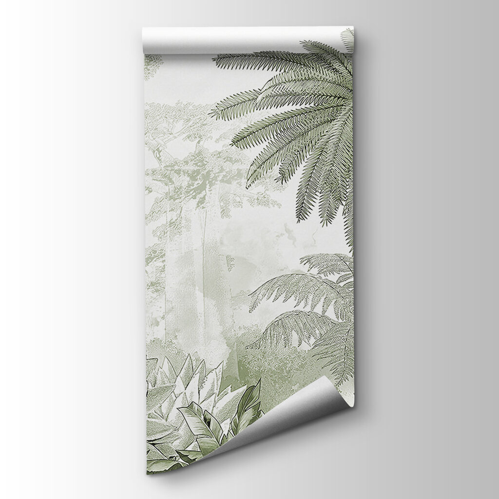 Palmera alta dibujada — vista del producto