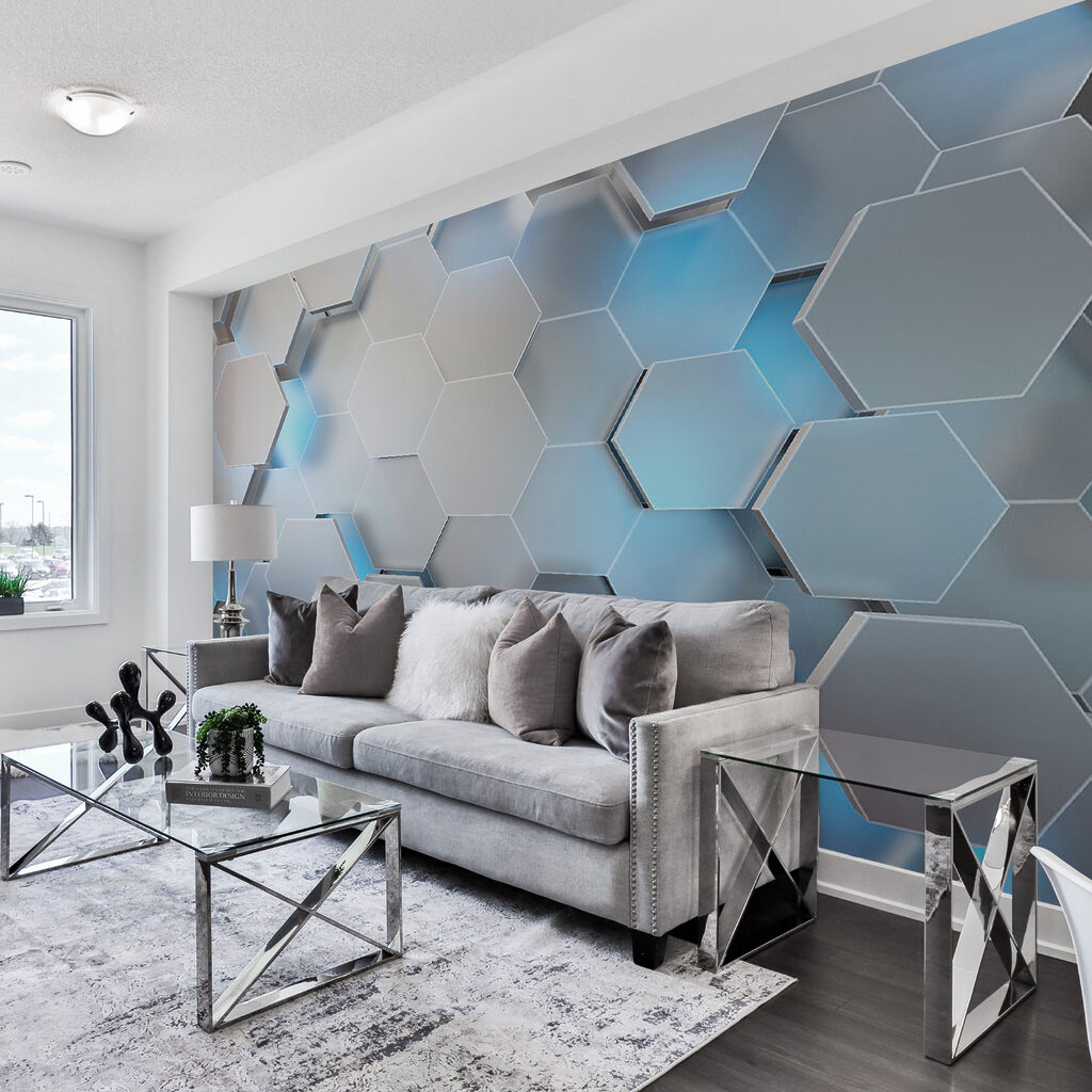 Hexágonos azul claro — interior 7
