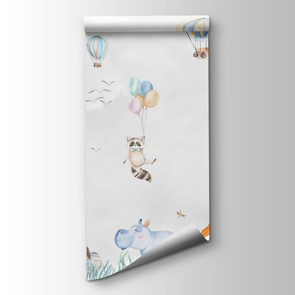 Animales bajo globos — vista del producto