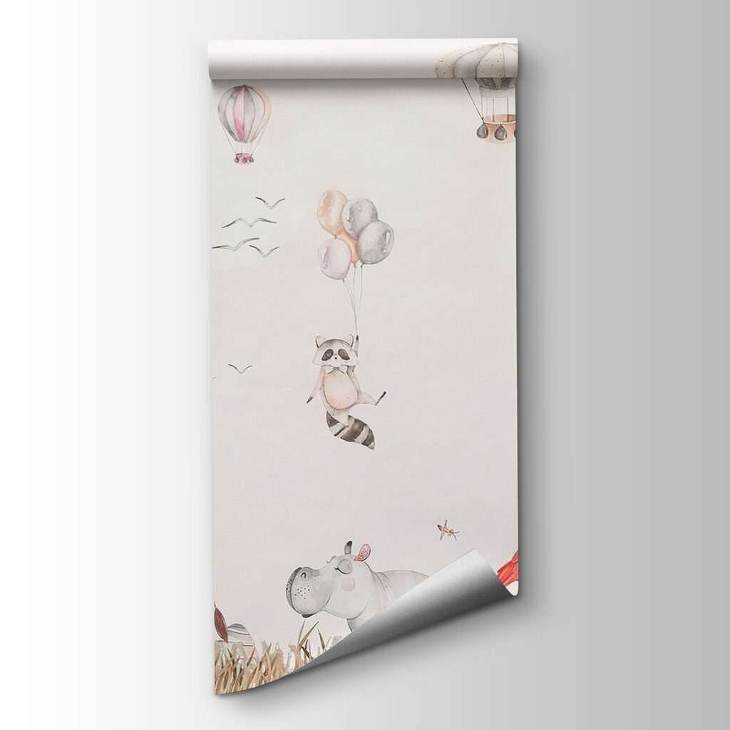 Animales bajo globos — vista del producto