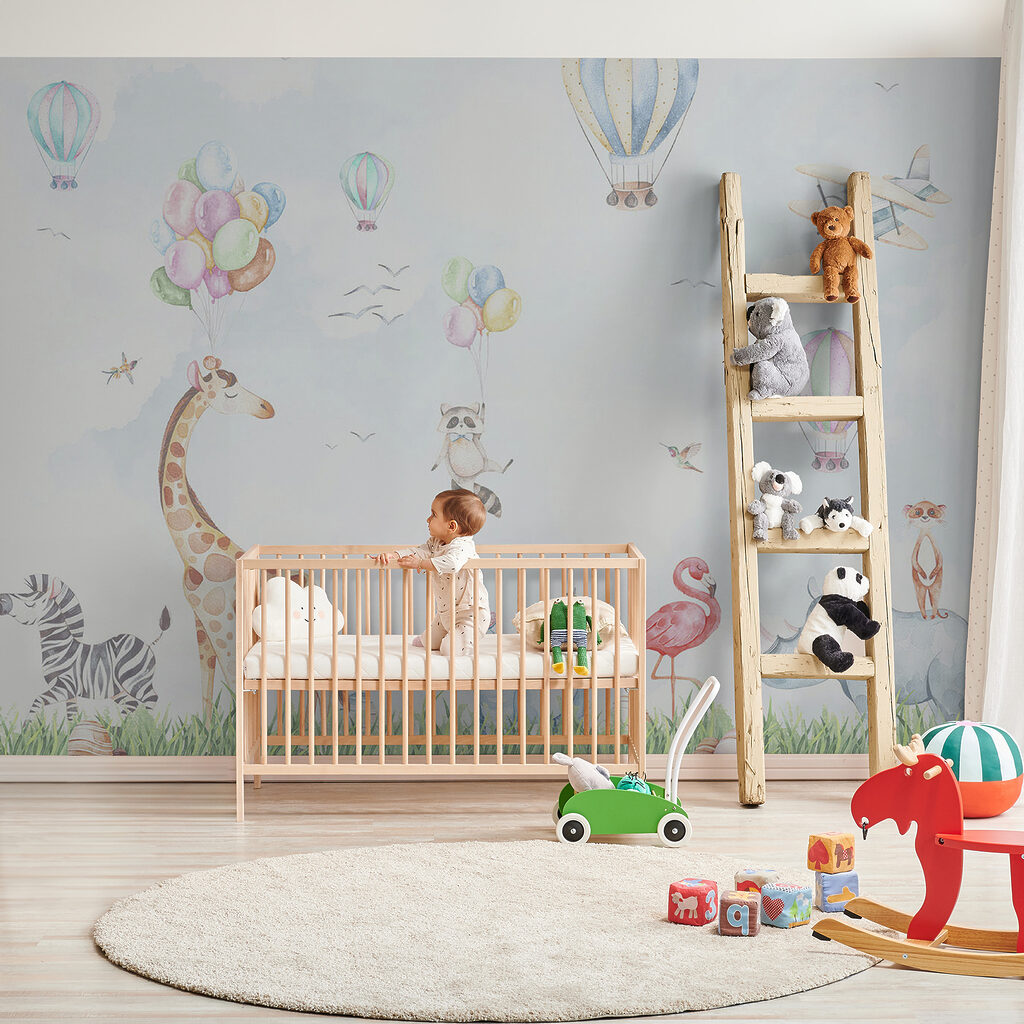 Animales bajo globos — interior 7