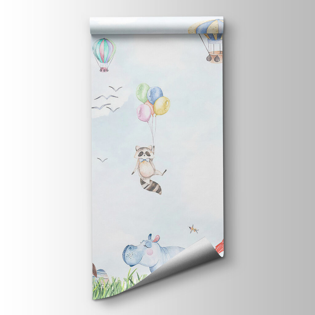 Animales bajo globos — vista del producto