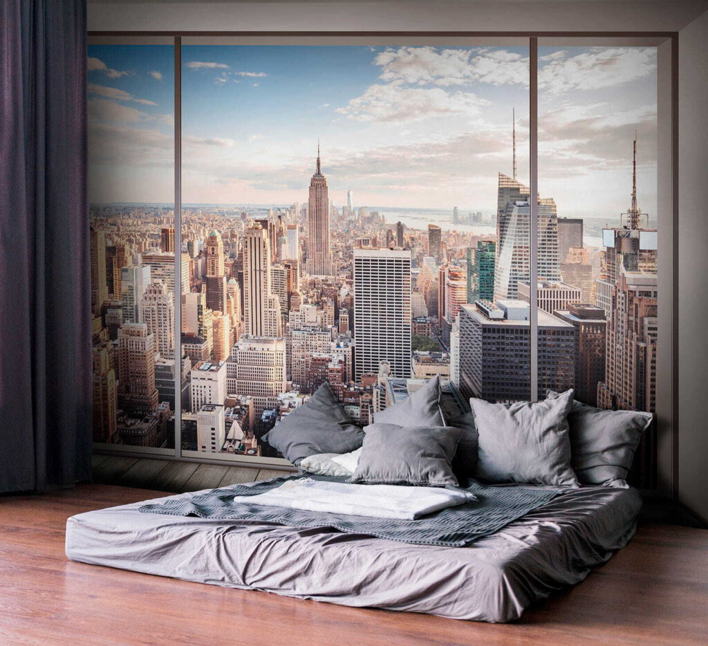 Ciudad tras la ventana — interior 1