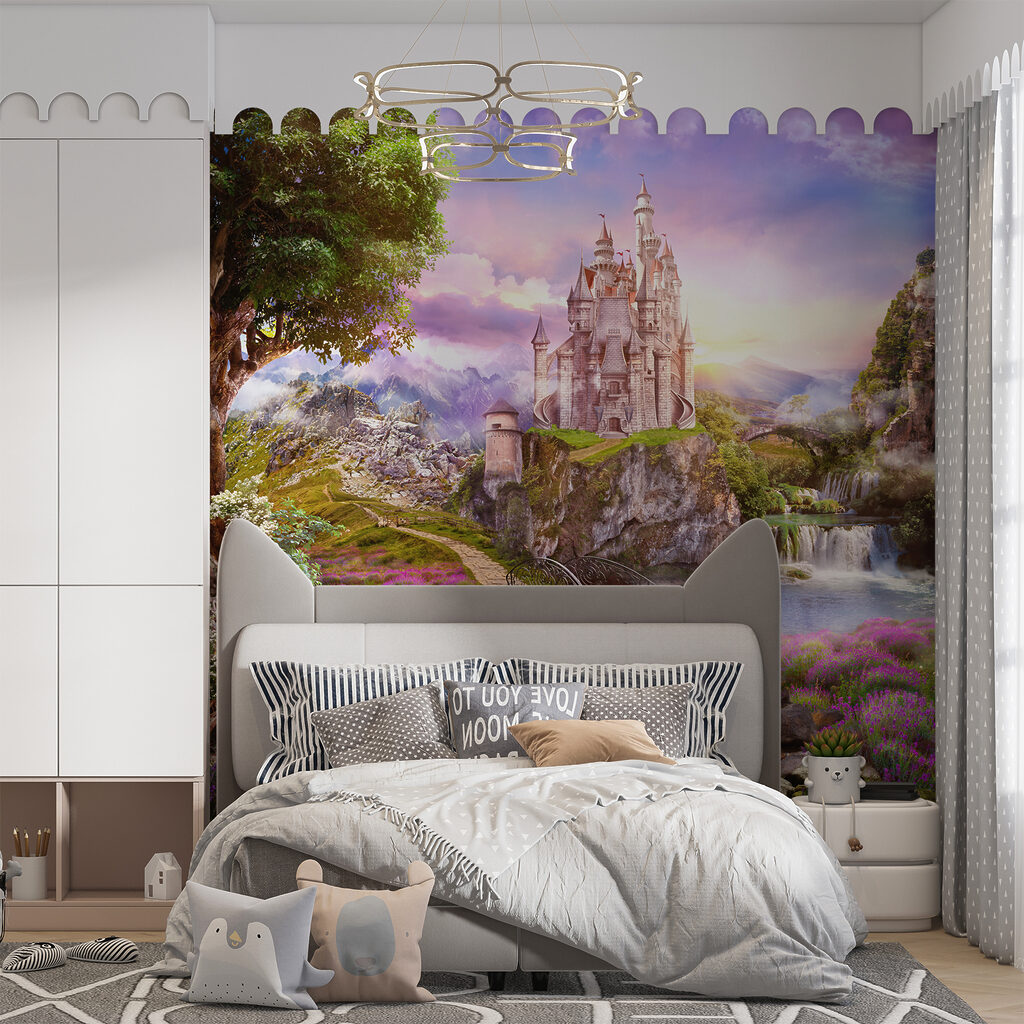 Castillo sobre cascada — interior 6