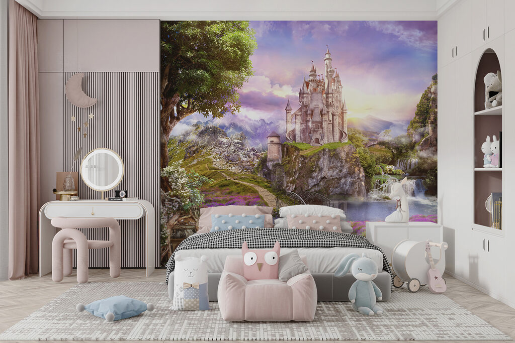 Castillo sobre cascada — interior 7