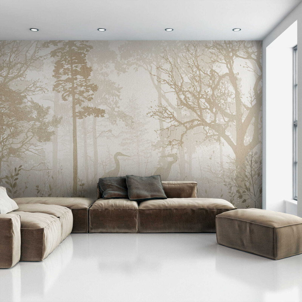 Garza en bosque brumoso — interior 3