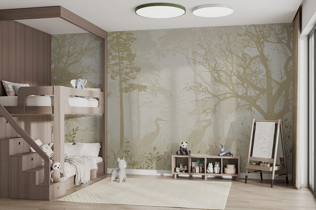 Garza en bosque brumoso — interior 6