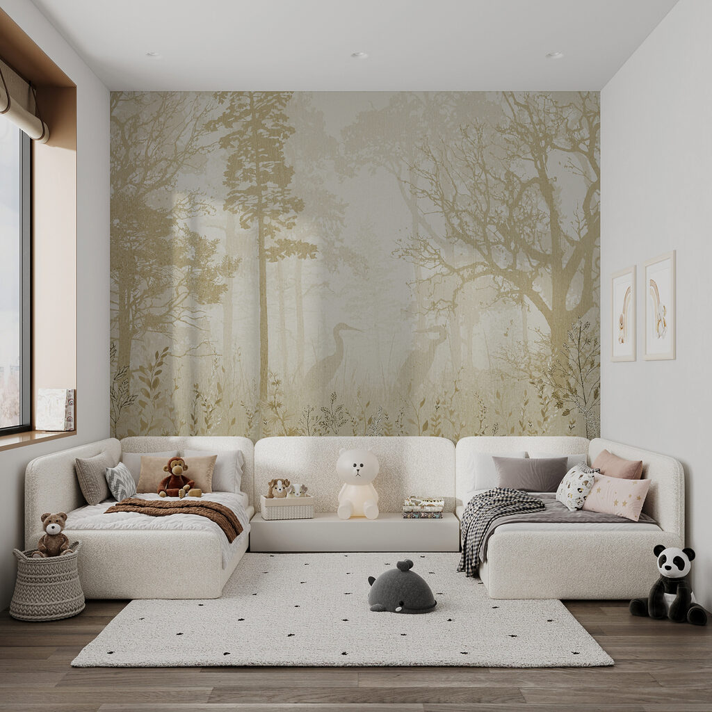 Garza en bosque brumoso — interior 7