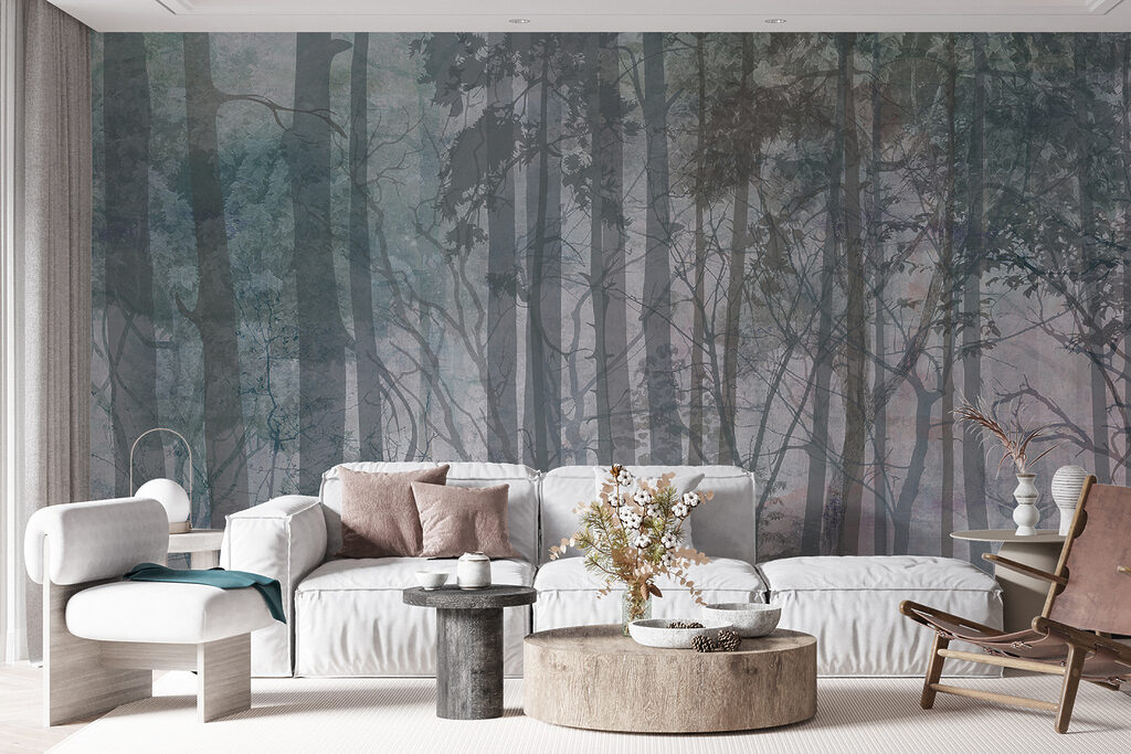 Bosque silencioso en azul — interior 3