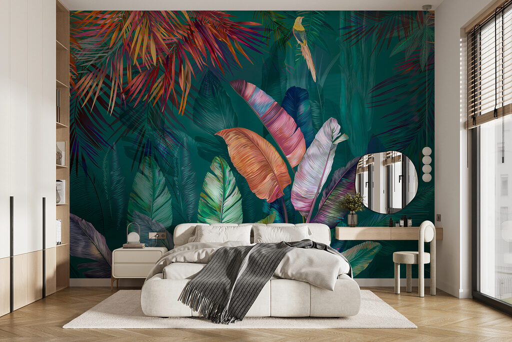 Hojas tropicales intensas — interior 10