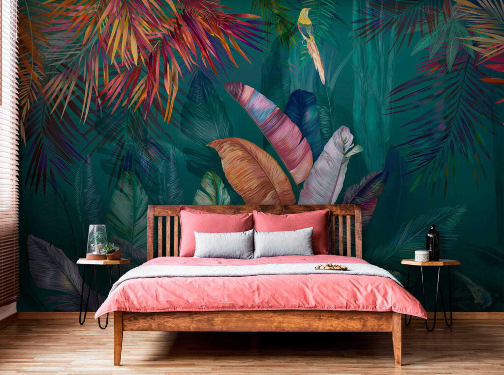 Hojas tropicales intensas — interior 3