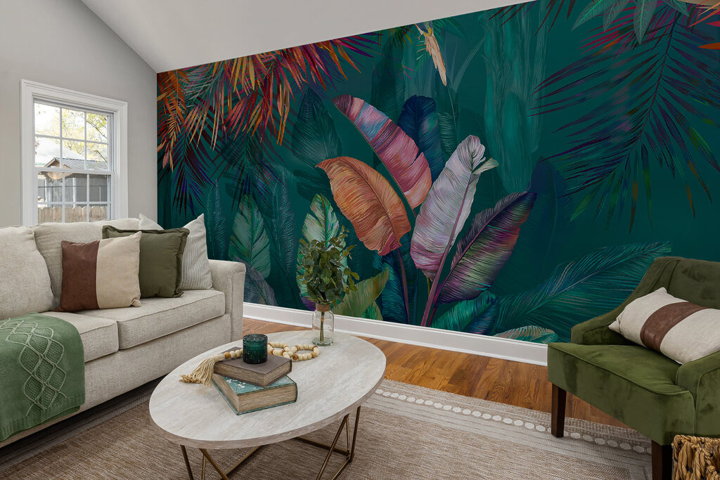 Hojas tropicales intensas — interior 11