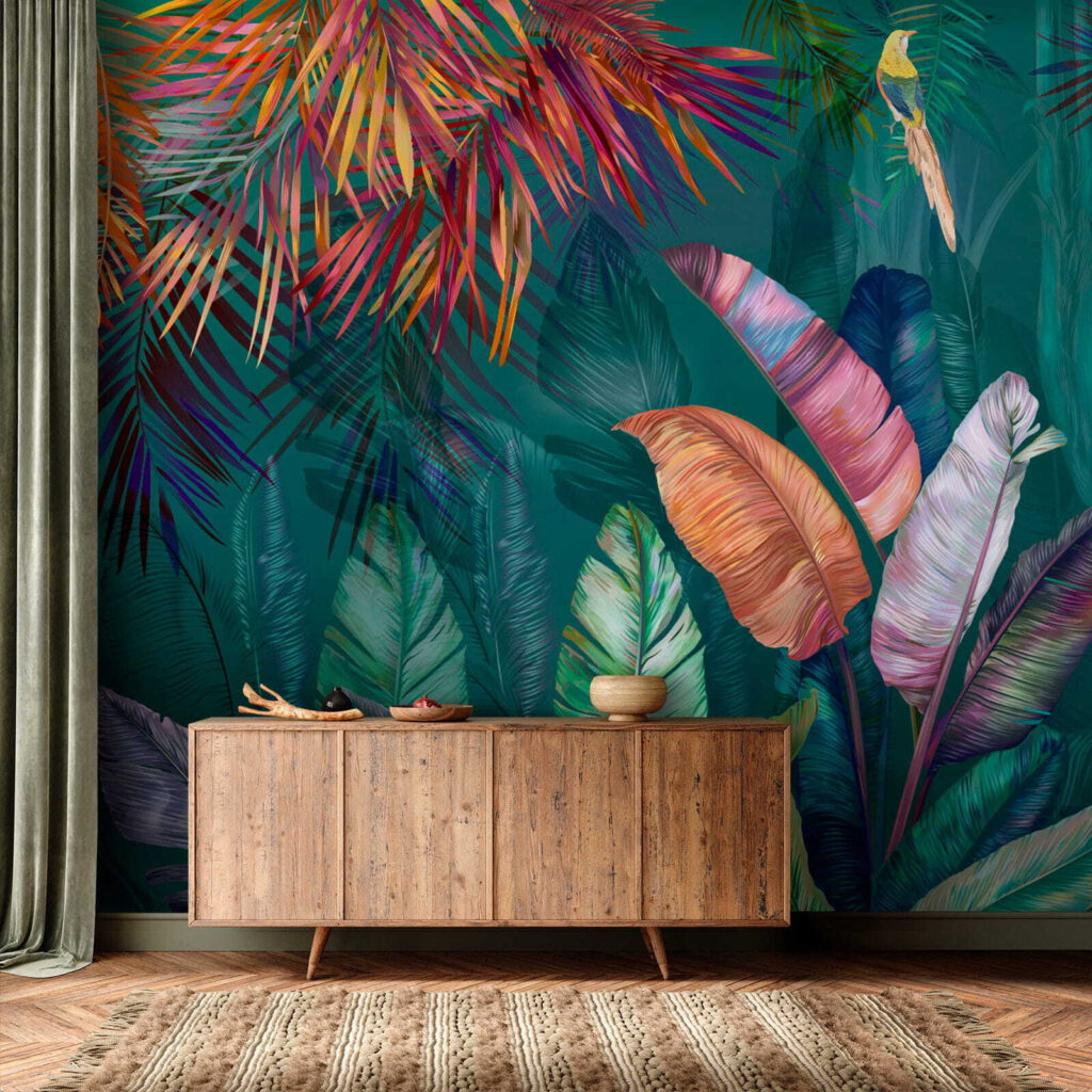 Hojas tropicales intensas — interior 7