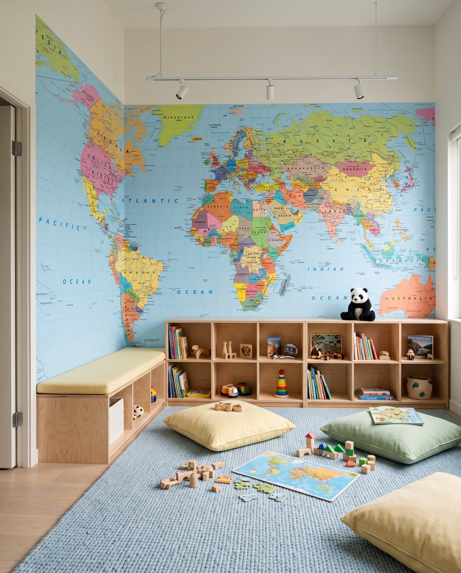 Mundo lleno de banderas — interior 4