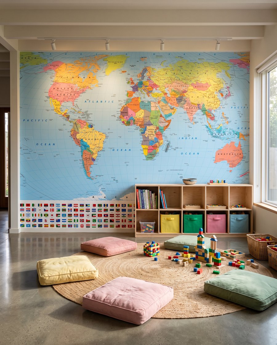 Mundo lleno de banderas — interior 6