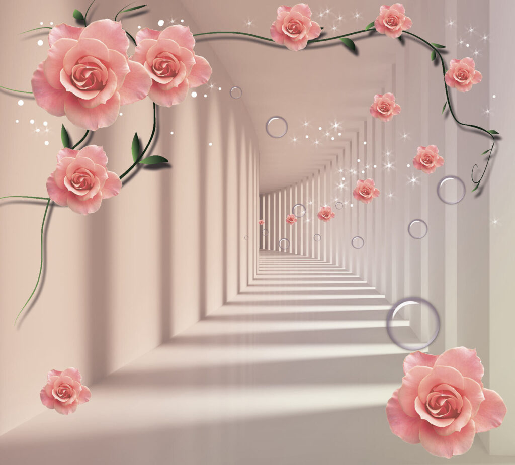 Flores en hornacinas — diseño completo