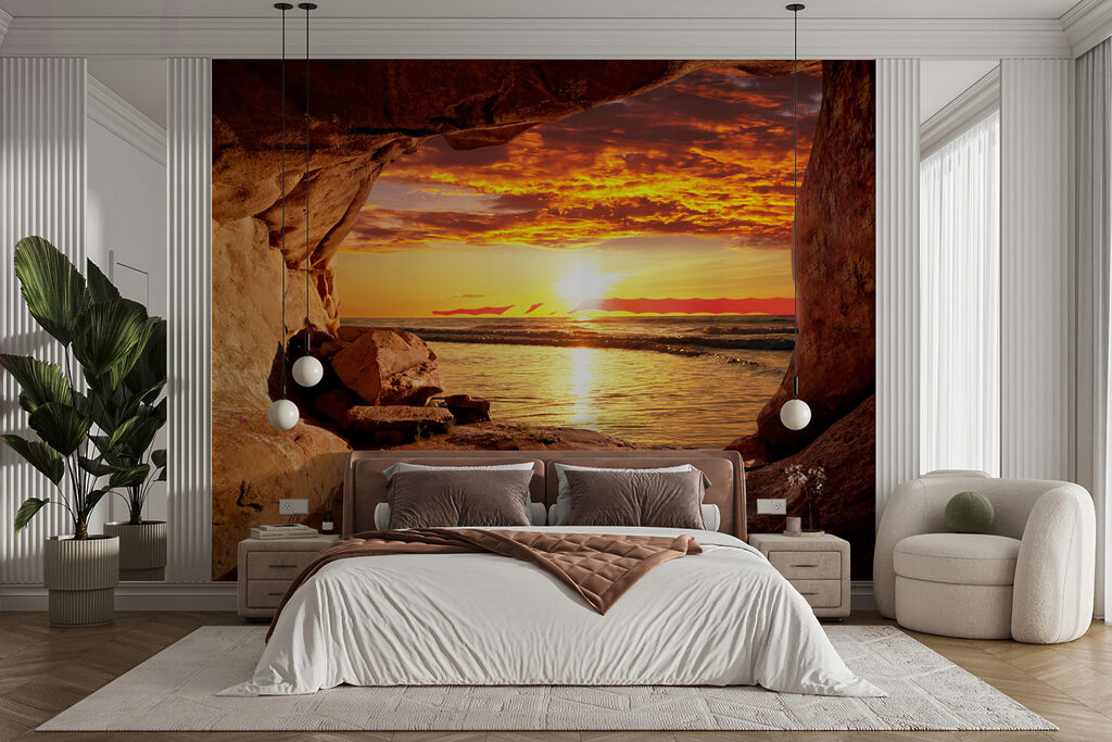 Atardecer en gruta marina — interior 11