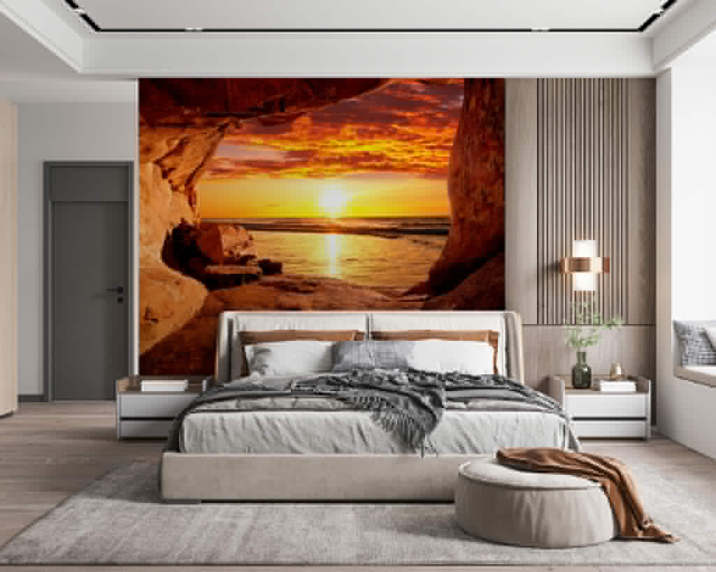 Atardecer en gruta marina — interior 4