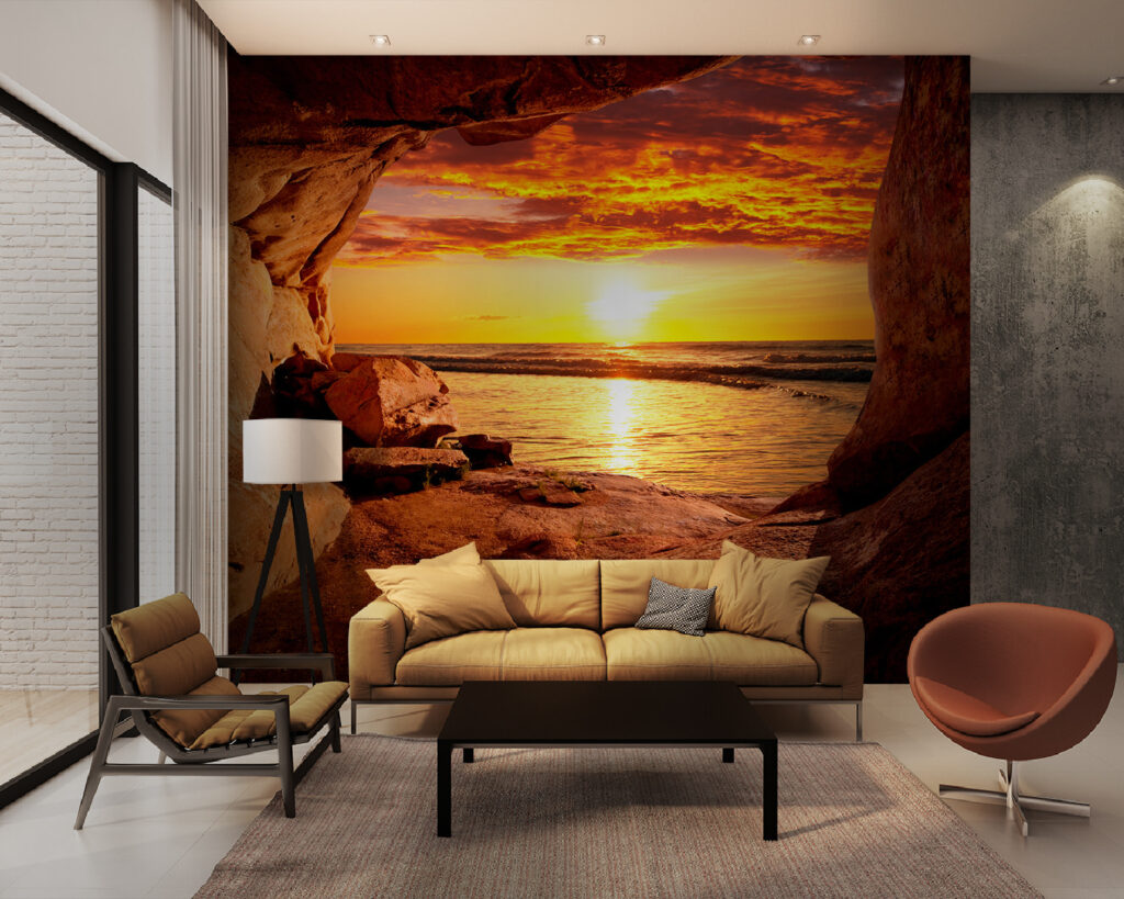 Atardecer en gruta marina — interior 6