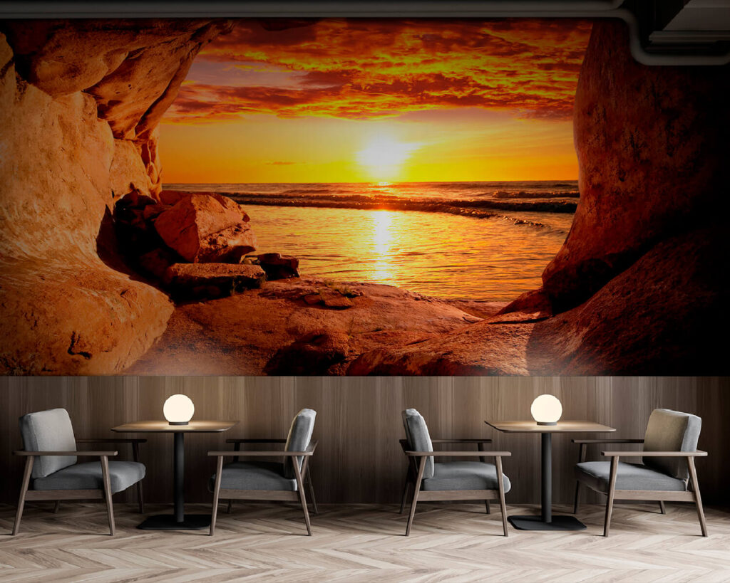 Atardecer en gruta marina — interior 10