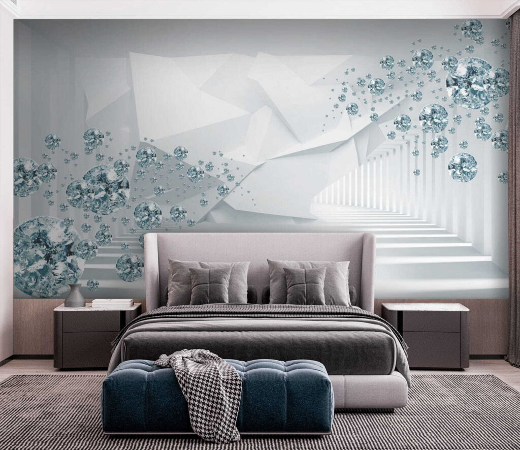 Esferas de cristal azul — interior 2