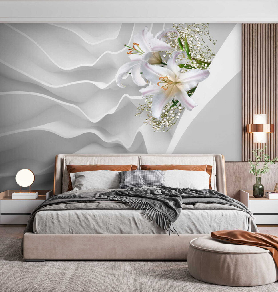Lirios entre olas blancas — interior 2