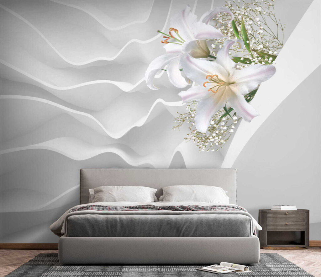 Lirios entre olas blancas — interior 3