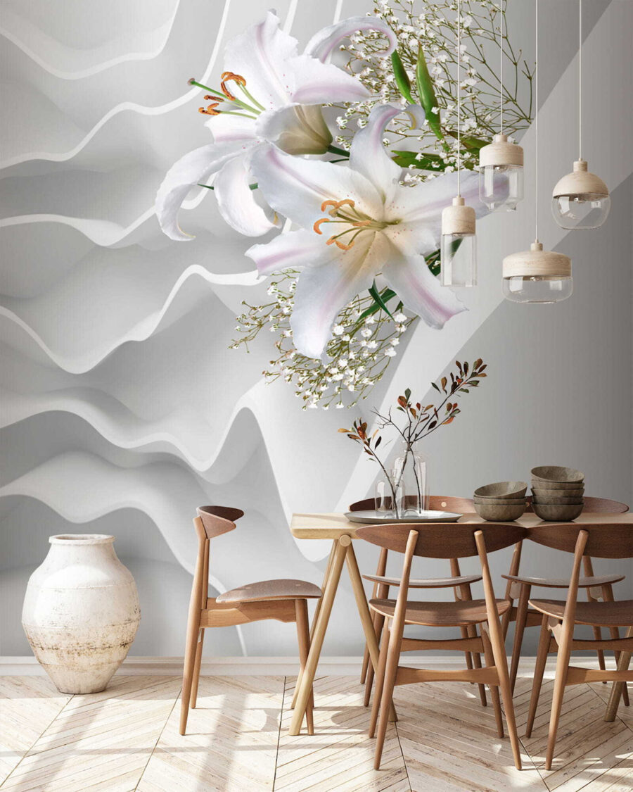 Lirios entre olas blancas — interior 9