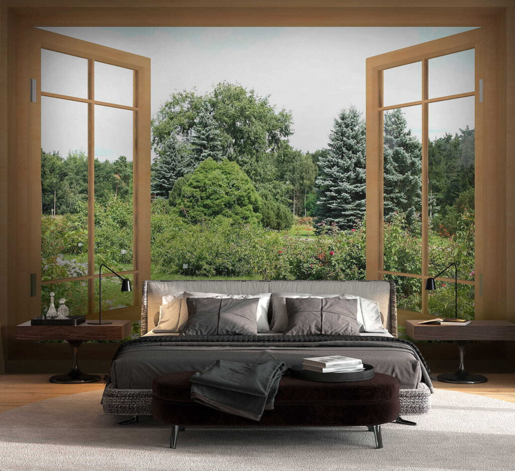 Ventana sobre el jardín — interior 2
