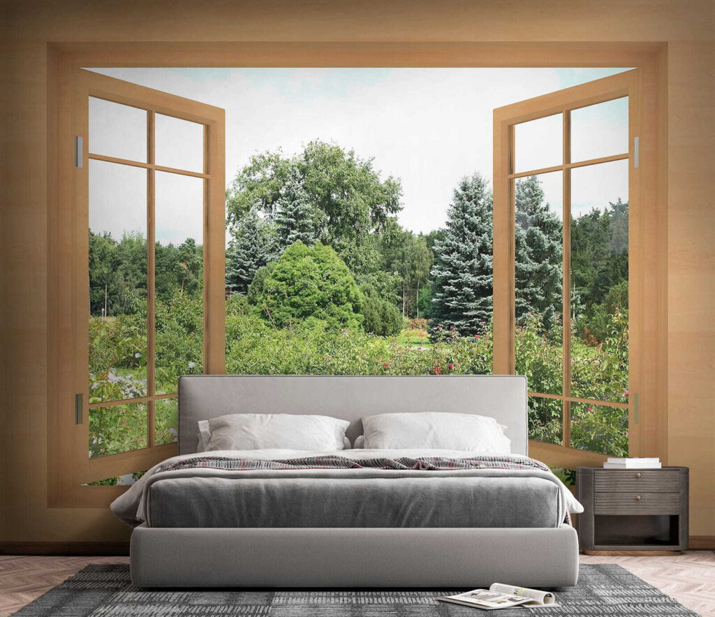 Ventana sobre el jardín — interior 4