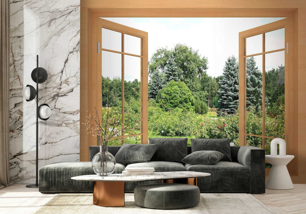 Ventana sobre el jardín — interior 5