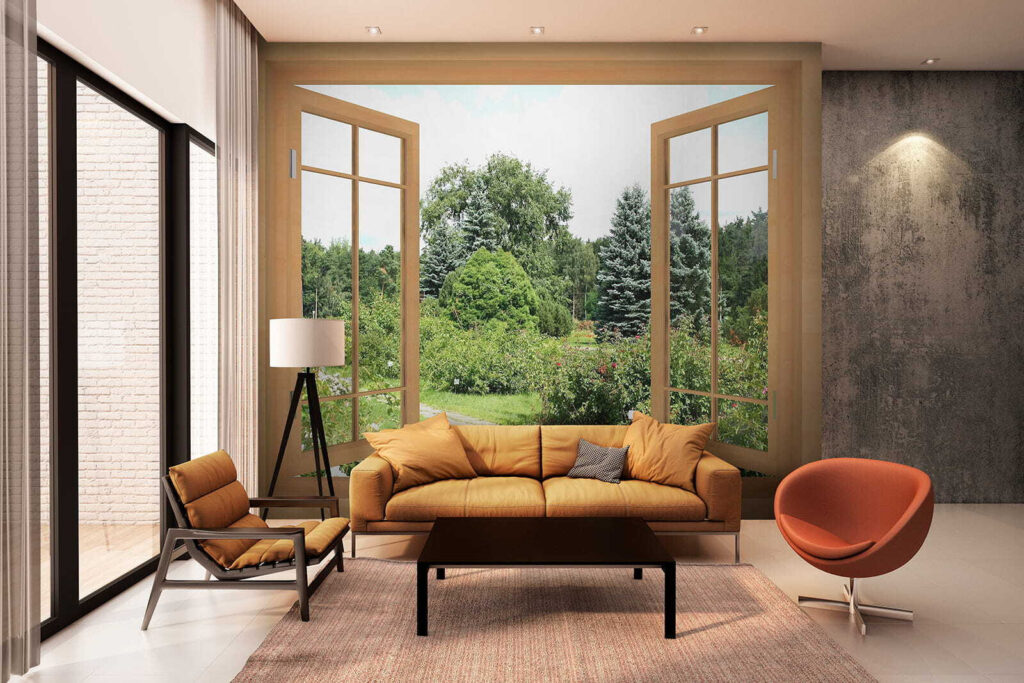 Ventana sobre el jardín — interior 6