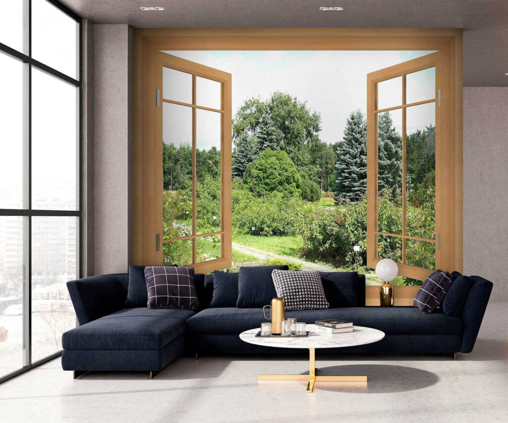 Ventana sobre el jardín — interior 7