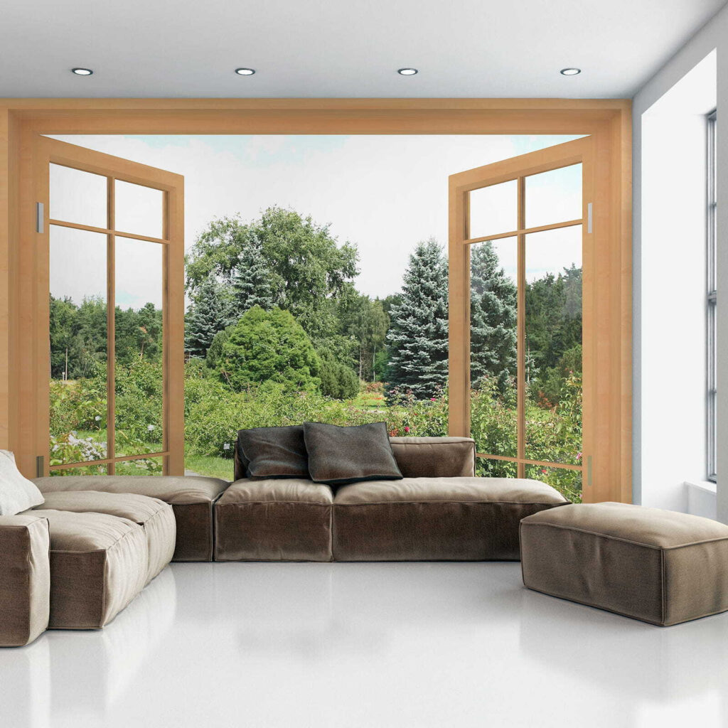 Ventana sobre el jardín — interior 9