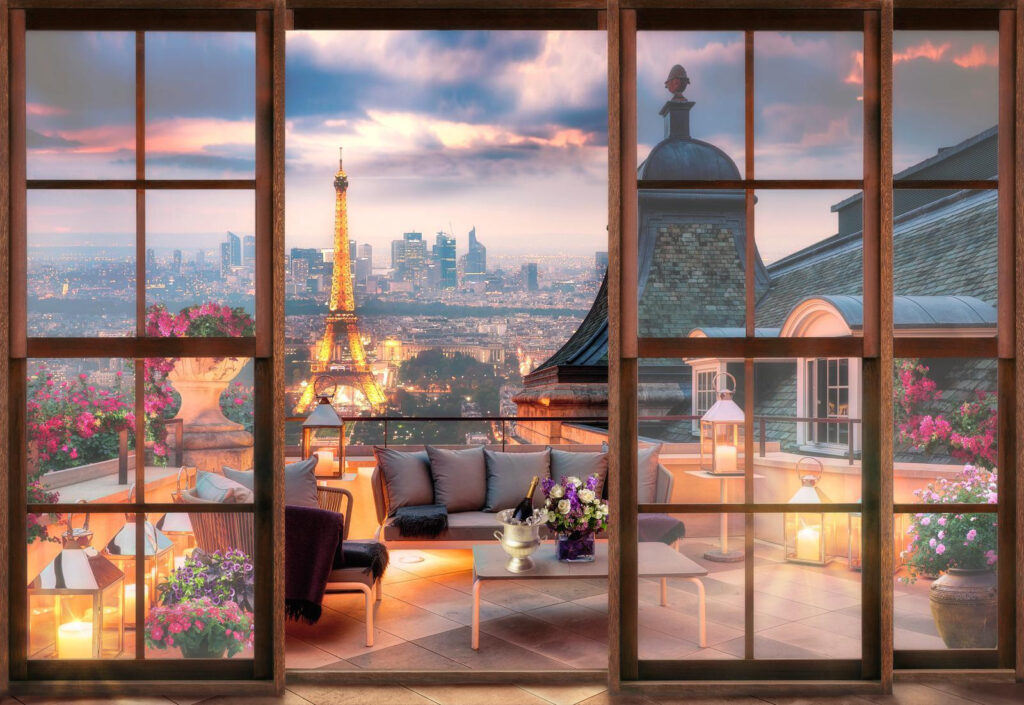 París tras la ventana — diseño completo