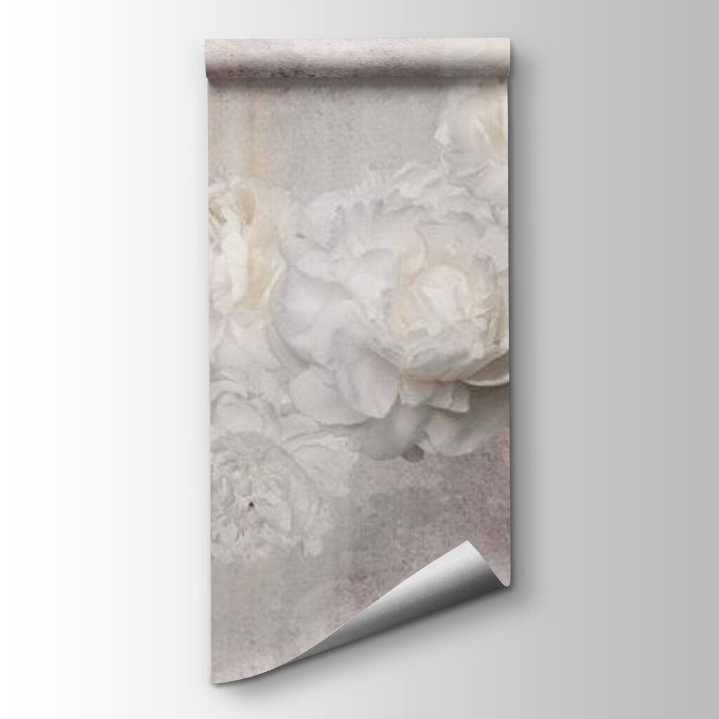 Rosas pálidas sobre gris — vista del producto