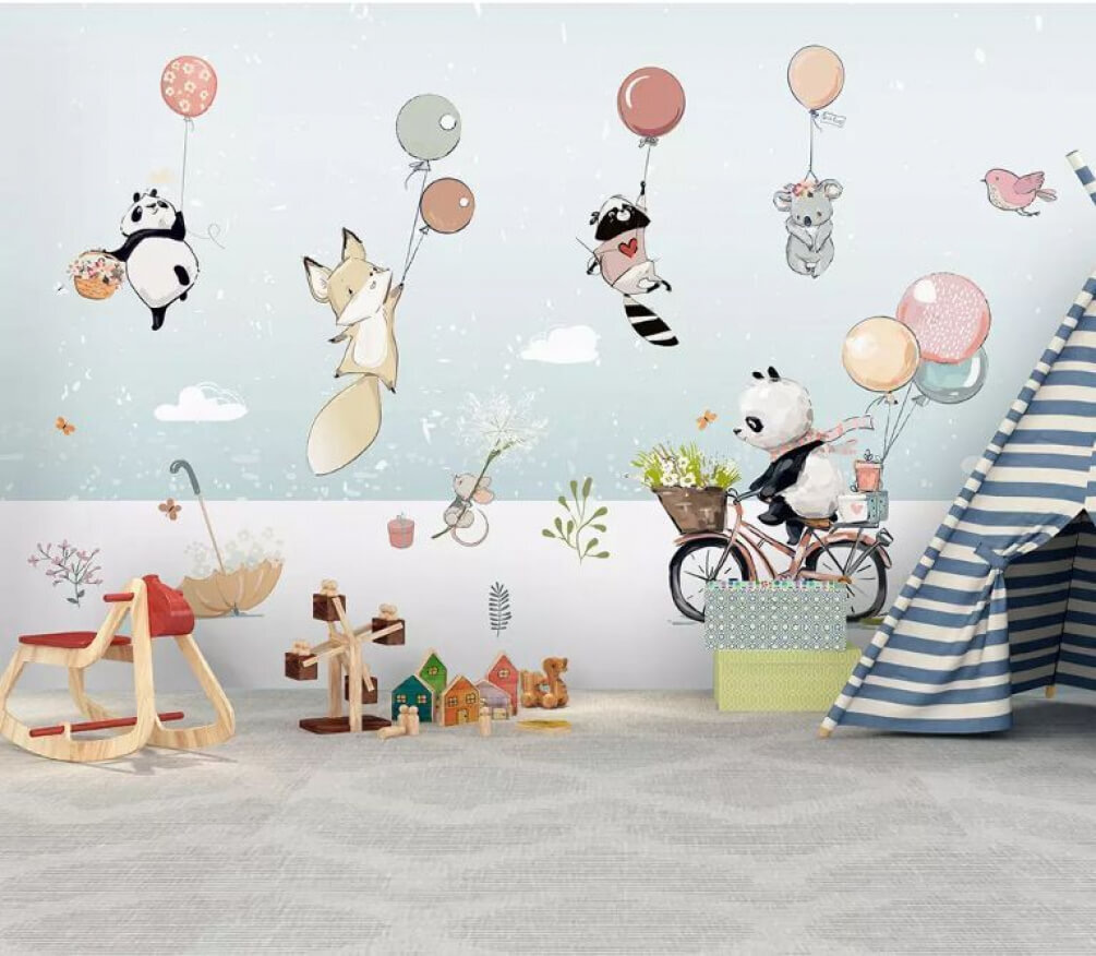 Paseo con globos — interior 1