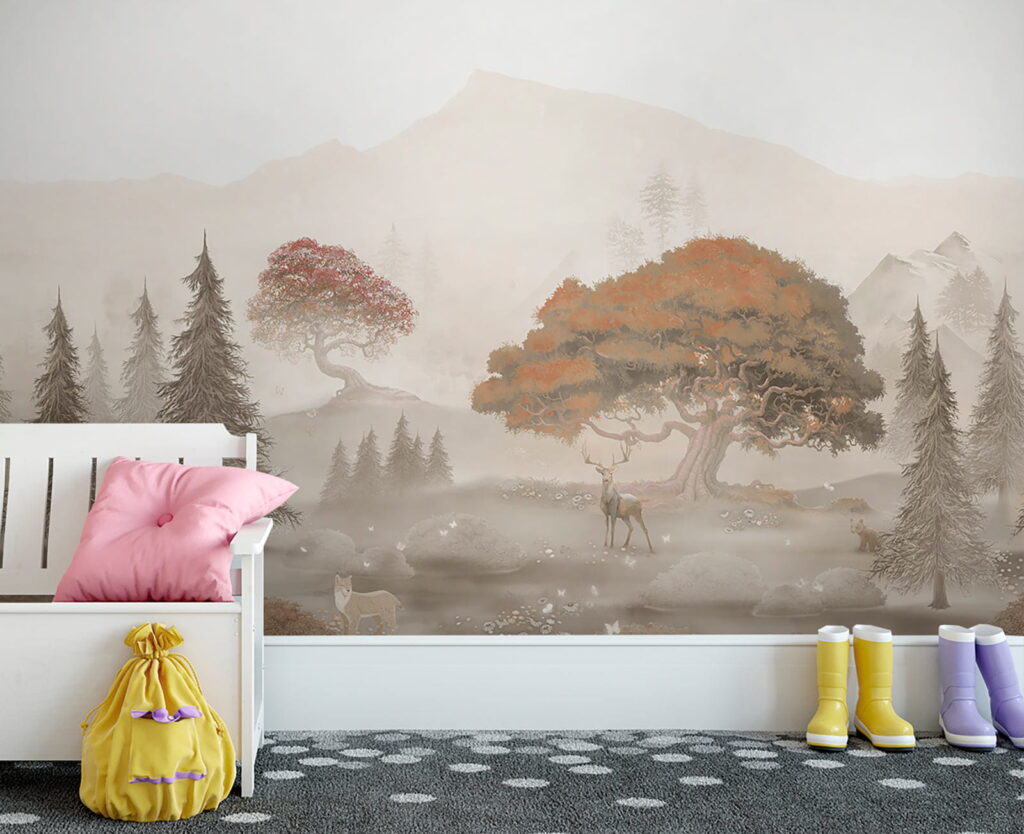Ciervo en la niebla — interior 1
