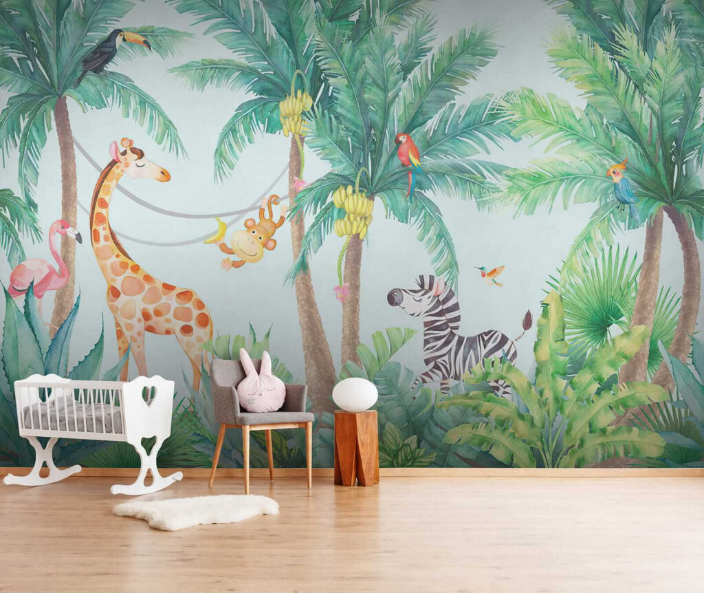 Jugando entre palmeras — interior 8