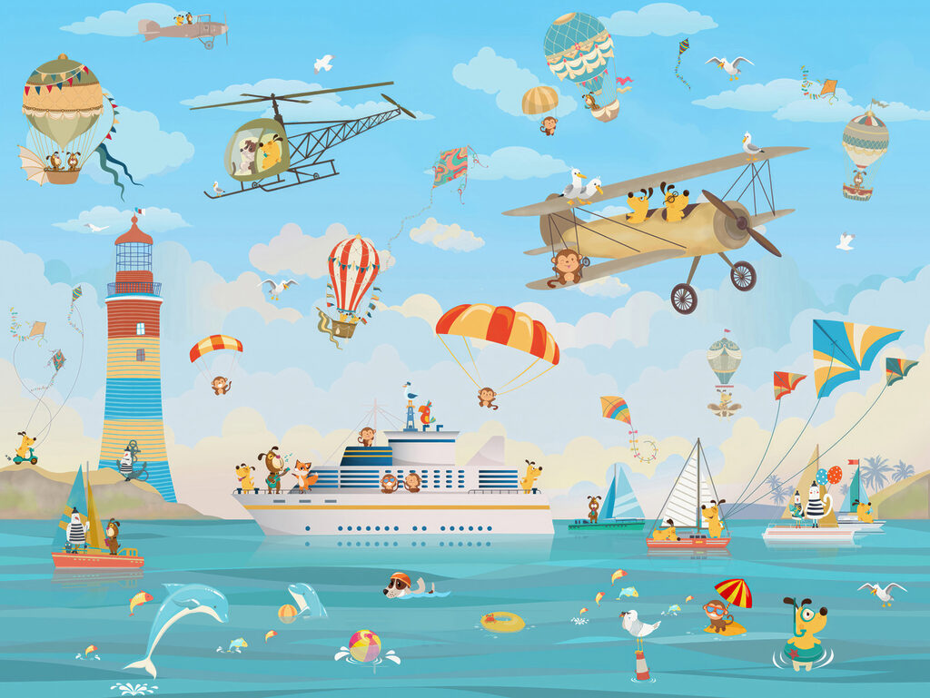 Aventura en la costa — diseño completo