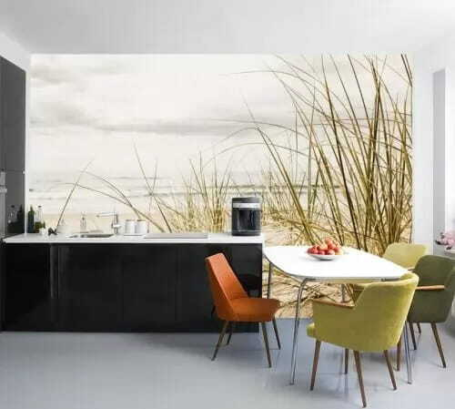 Hierbas con mar tranquilo — interior 1