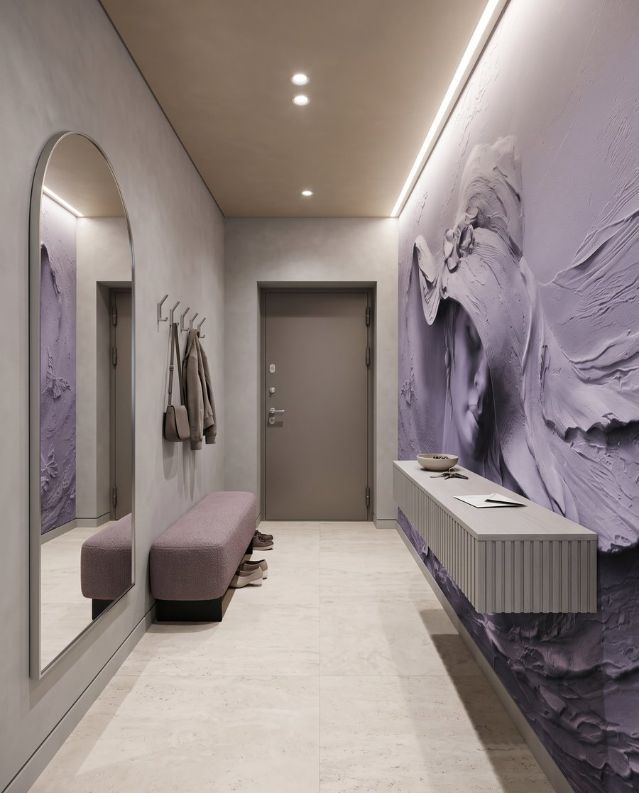 Mujer con sombrero ondulado — interior 4
