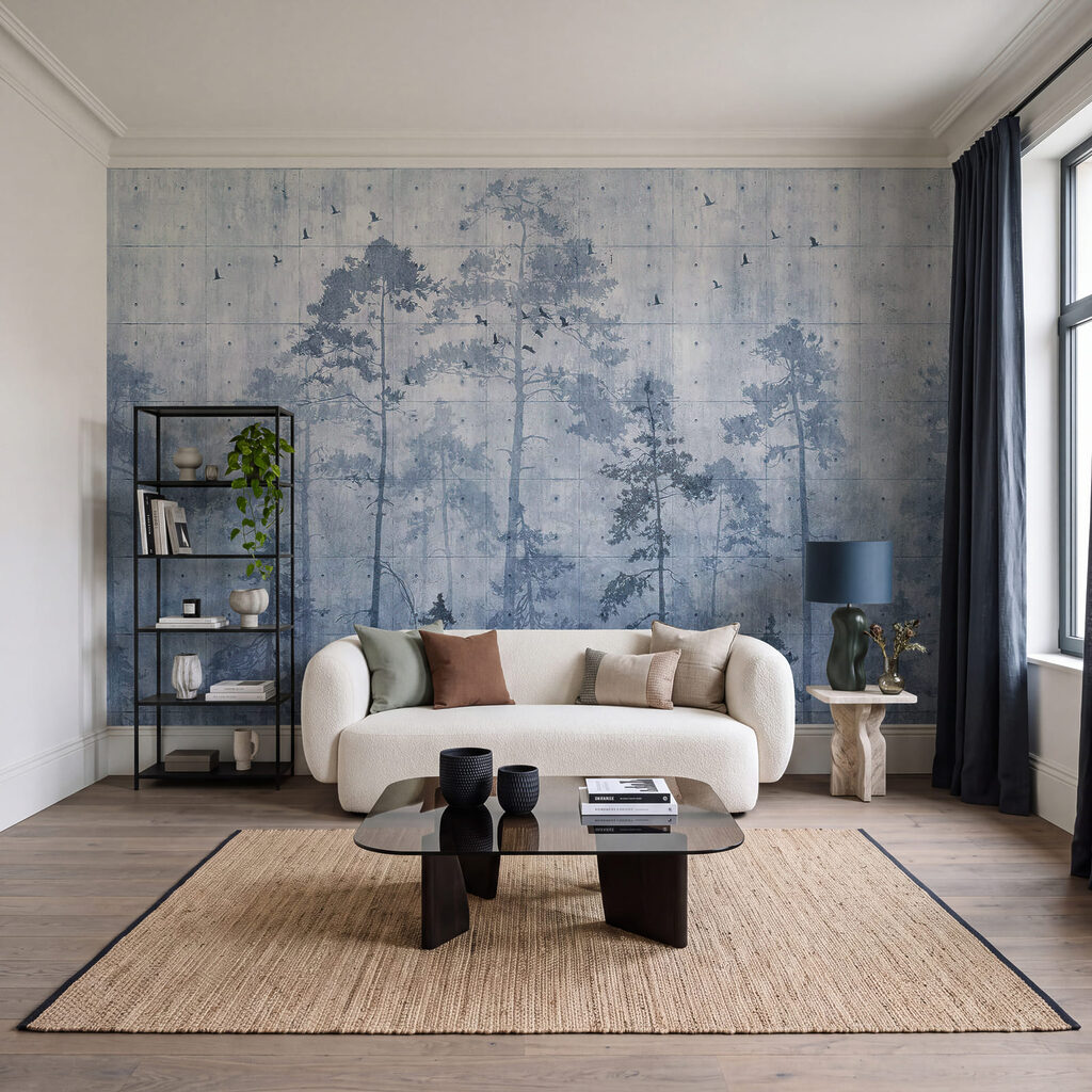 Pinos sobre fondo desgastado — interior 3
