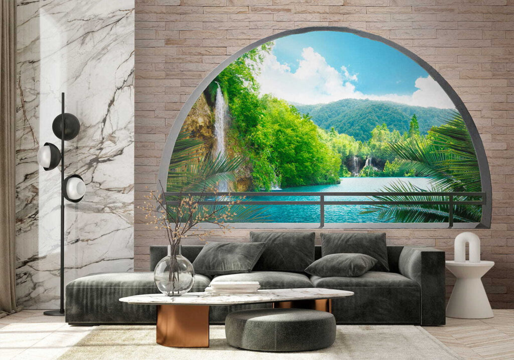 Río tras un arco — interior 5