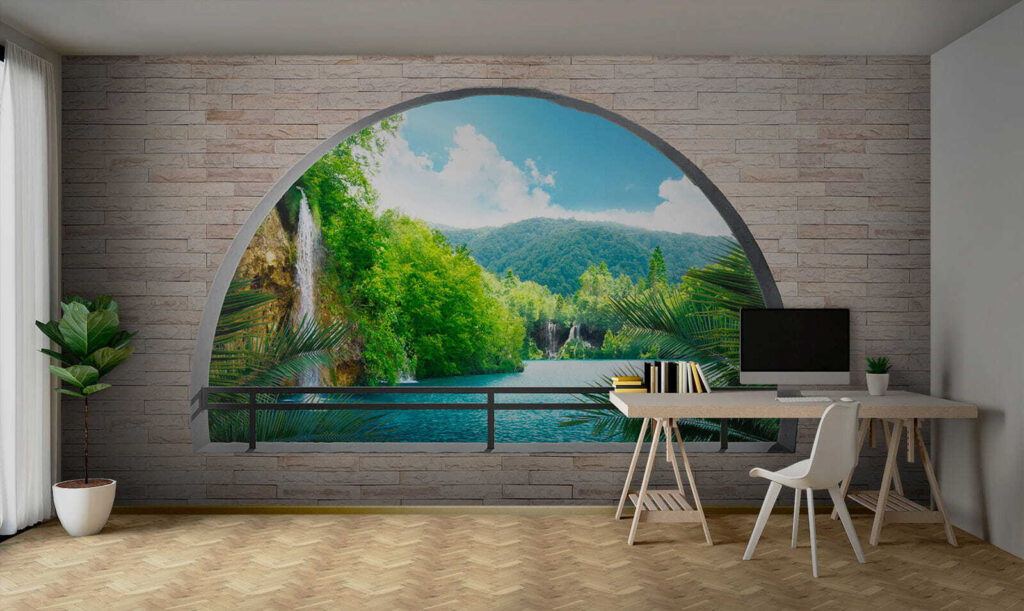 Río tras un arco — interior 9