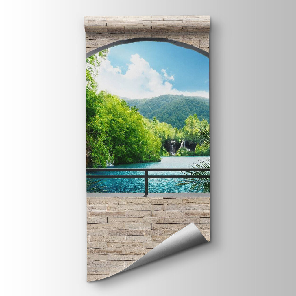 Río tras un arco — vista del producto