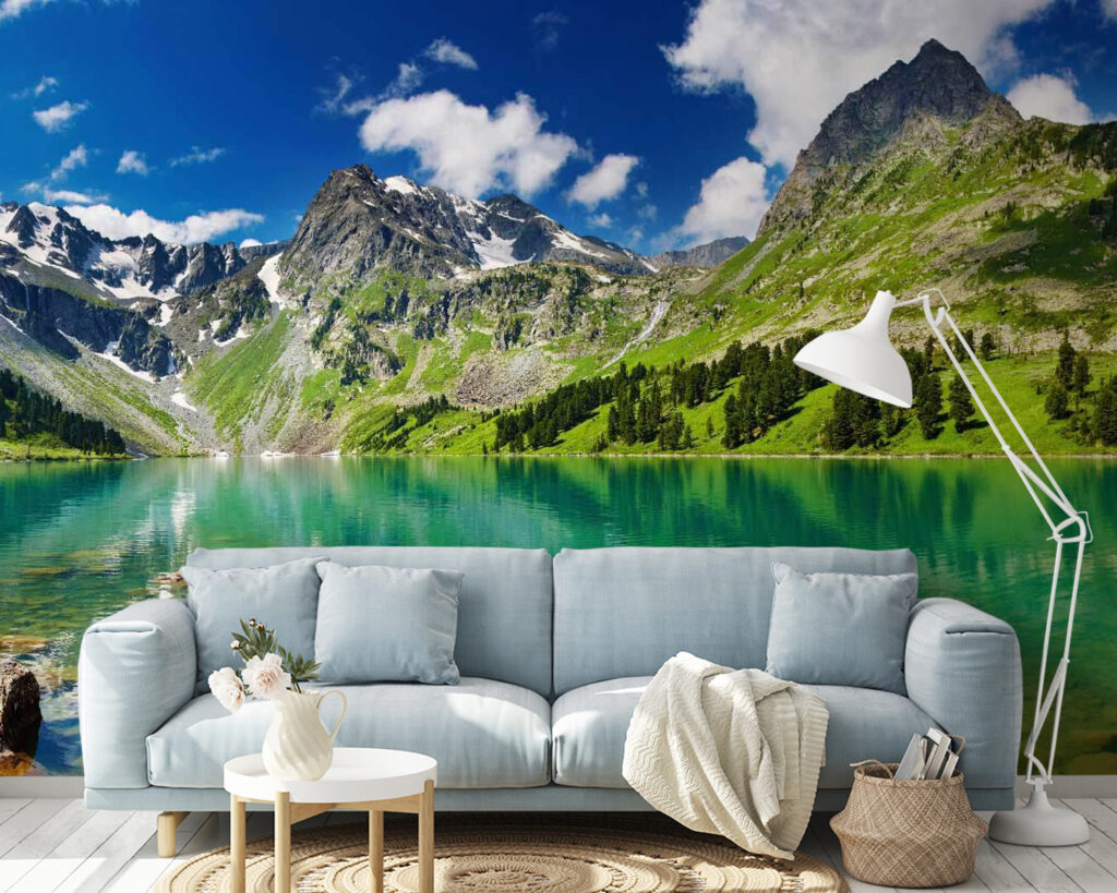 Montaña reflejada en turquesa — interior 3