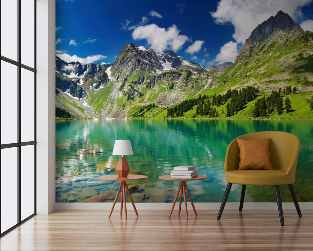 Montaña reflejada en turquesa — interior 4