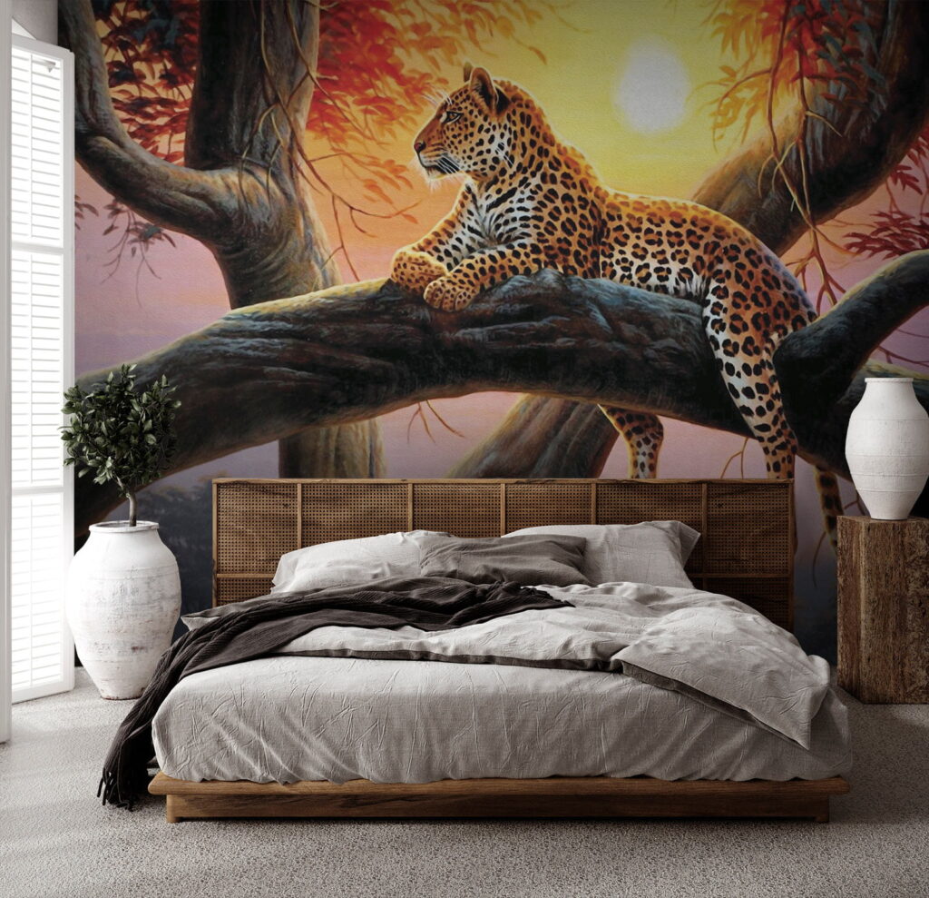Felino manchado al atardecer — interior 5