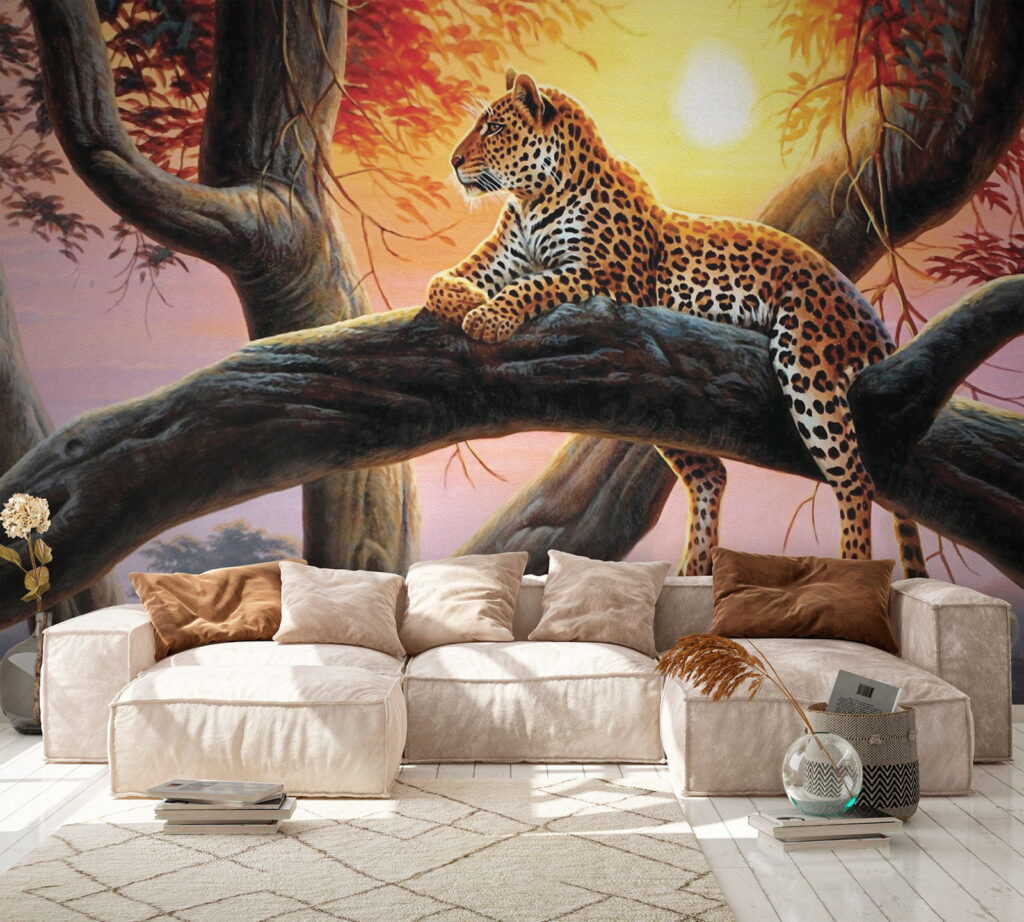 Felino manchado al atardecer — interior 6